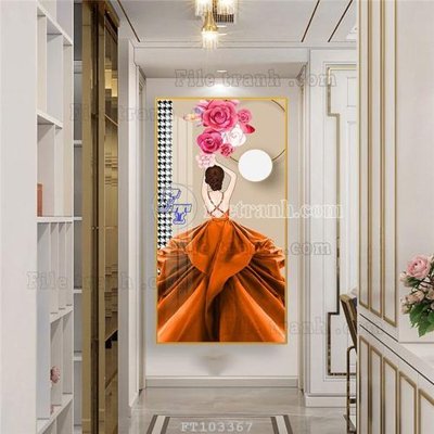 File gốc File tranh hiện đại pha lê gương FT103367 (PNG) không nền chất lượng