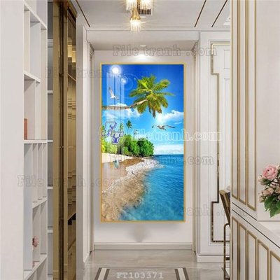 File gốc File tranh hiện đại pha lê gương FT103371 (chuẩn CMYK) cho nhà in