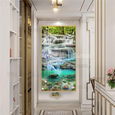 Download file gốc File tranh hiện đại pha lê gương FT103377 (in lụa) tranh 3D