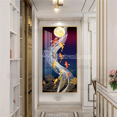 File gốc File tranh hiện đại pha lê gương FT103378 (vector) cho in ấn