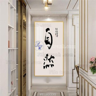 File tranh File tranh hiện đại pha lê gương FT103395 (bản gốc) treo phòng ăn