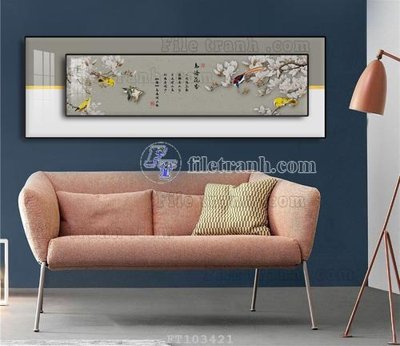 File ảnh File tranh hiện đại pha lê gương FT103421 (gốc) cho trang trí nhà hàng