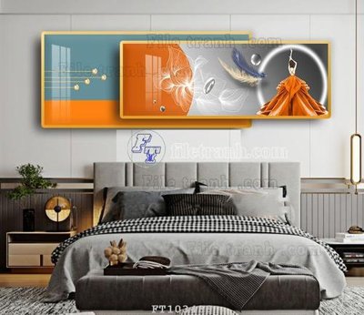 File gốc File tranh hiện đại pha lê gương FT103438 (phong cách) tối giản