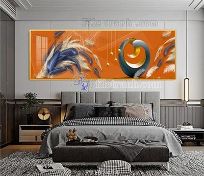 Hình ảnh file gốc File tranh hiện đại pha lê gương FT103454 cho in UV