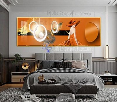 File tranh PSD File tranh hiện đại pha lê gương FT103459 chất lượng cao