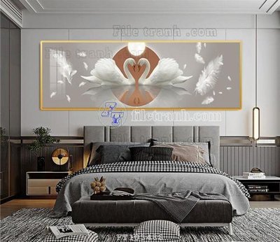 File gốc File tranh hiện đại pha lê gương FT103488 (in tráng gương) hiện đại