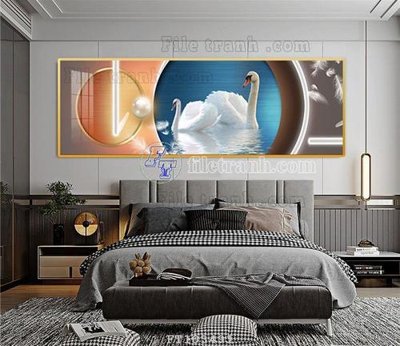 File gốc in ấn File tranh hiện đại pha lê gương FT103491 chuẩn màu CMYK