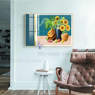 Download file gốc File tranh hiện đại pha lê gương FT103524 (in lụa) nghệ thuật