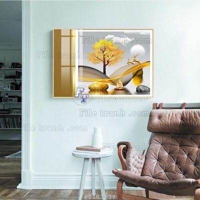 Tải file gốc File tranh hiện đại pha lê gương FT103538 (để in lụa)