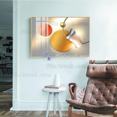 File gốc File tranh hiện đại pha lê gương FT103551 (PNG) nền trong suốt