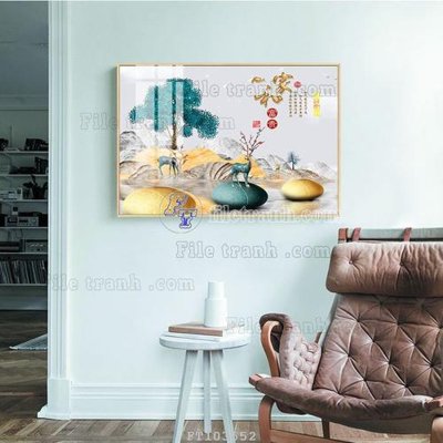 File ảnh File tranh hiện đại pha lê gương FT103552 (gốc) in poster