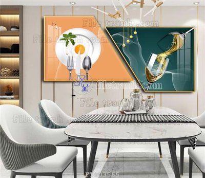 File ảnh File tranh hiện đại pha lê gương FT103565 (gốc) in standee