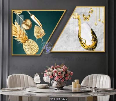 Tải về hình ảnh gốc File tranh hiện đại pha lê gương FT103567 sắc nét