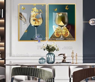 Ảnh gốc File tranh hiện đại pha lê gương FT103575 (nét căng) in mica