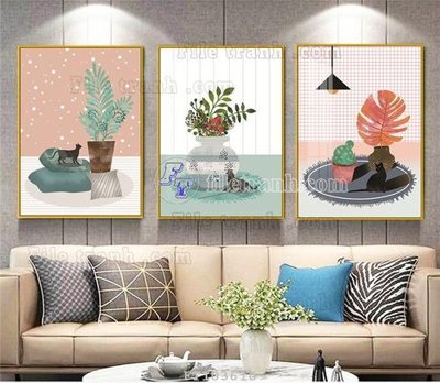 File tranh File tranh hiện đại pha lê gương FT103610 (gốc) in film