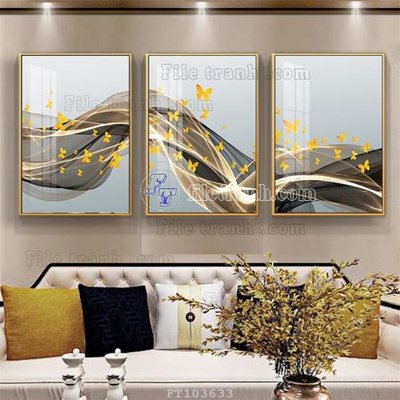 File tranh File tranh hiện đại pha lê gương FT103633 (bản gốc) treo tường