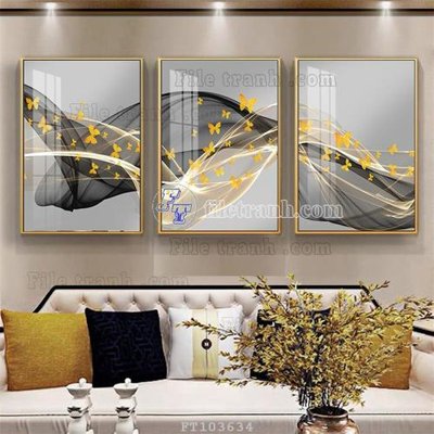 File gốc File tranh hiện đại pha lê gương FT103634 (trang trí) phòng trẻ em