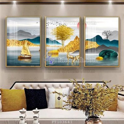 Tải file gốc File tranh hiện đại pha lê gương FT103641 dùng cho in ấn