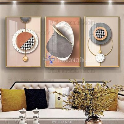 File PSD File tranh hiện đại pha lê gương FT103650 (gốc) tách lớp chi tiết