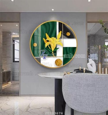 Download file gốc File tranh hiện đại pha lê gương FT103676 (in mica) trang trí