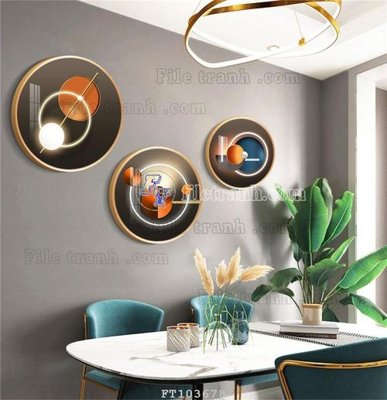 File gốc File tranh hiện đại pha lê gương FT103678 (chuẩn CMYK) cho nhà in