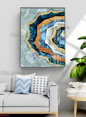 File gốc File tranh bộ hiện đại FT10427 (in lụa) cao cấp