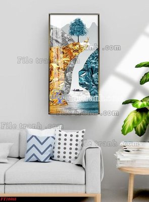 File ảnh File tranh bộ hiện đại FT10468 (gốc) trang trí khách sạn