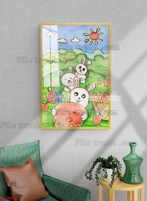 File gốc in ấn File tranh bộ hiện đại FT10479 độ phân giải cao