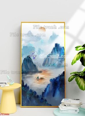 File gốc File tranh bộ hiện đại FT10486 (trang trí) phòng trẻ em