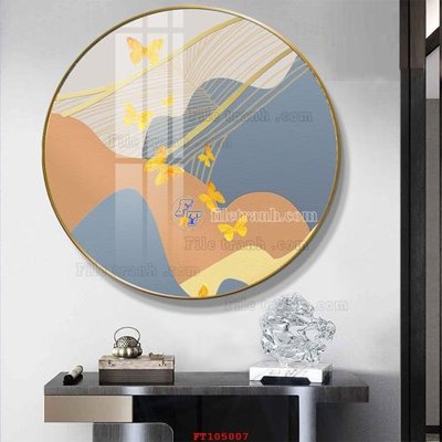 File PSD File tranh hiện đại pha lê gương FT105007 (gốc) cho in quảng cáo