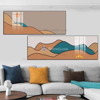 File in trần File tranh hiện đại pha lê gương FT105051 (bản gốc) trời sao