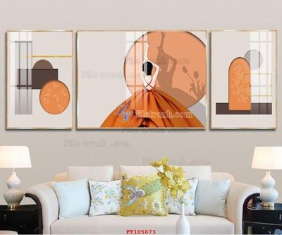 File tranh gốc PSD File tranh hiện đại pha lê gương FT105073 còn nguyên layer