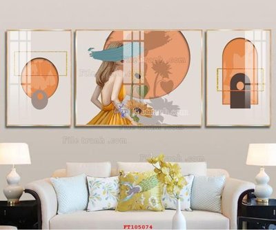 File PSD File tranh hiện đại pha lê gương FT105074 (chất lượng in ấn)