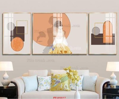 File ảnh File tranh hiện đại pha lê gương FT105077 (gốc) in decal dán tường