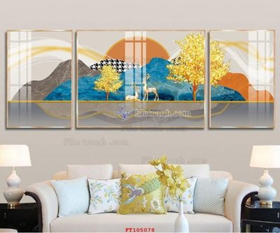 File PSD File tranh hiện đại pha lê gương FT105078 (bản gốc) dễ dàng edit