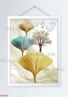 File in trần File tranh bộ hiện đại FT73509 (bản gốc) trời sao