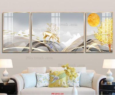 File gốc File tranh hiện đại pha lê gương FT105110 (chuẩn CMYK) cho nhà in