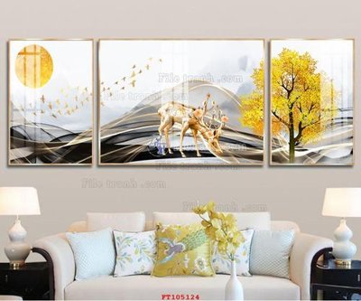 File gốc File tranh hiện đại pha lê gương FT105124 (phong cách) tối giản