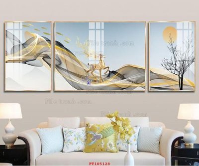 Tệp tin gốc File tranh hiện đại pha lê gương FT105128 (chất lượng cao) File tranh hiện đại pha lê gương FT105128