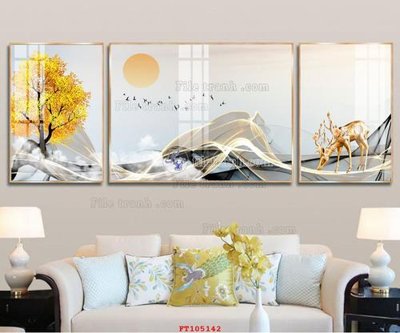 File PSD in ấn File tranh hiện đại pha lê gương FT105142 (chất lượng cao)