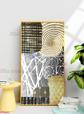 Tải file File tranh bộ hiện đại FT127515 (gốc) làm file thiết kế