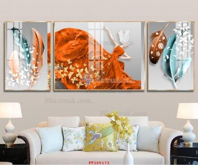 File in trần File tranh hiện đại pha lê gương FT105173 (file gốc) phong thủy