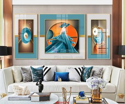 Tải file File tranh hiện đại pha lê gương FT105175 (gốc) làm tranh treo tường