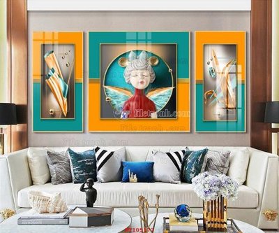 Download file gốc File tranh hiện đại pha lê gương FT105177 (in lụa) hoa lá