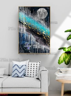 File ảnh File tranh bộ hiện đại FT181521 (gốc) in standee