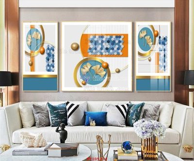 File in trần File tranh hiện đại pha lê gương FT105214 (bản gốc) bầu trời