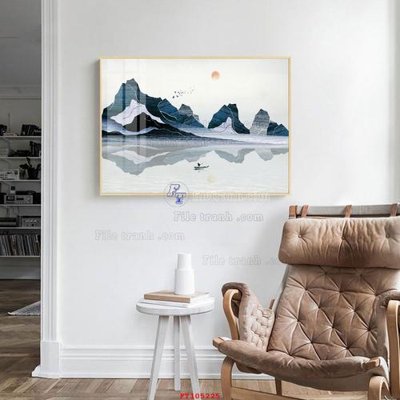 File tranh File tranh hiện đại pha lê gương FT105225 (ảnh gốc) in trần 3D