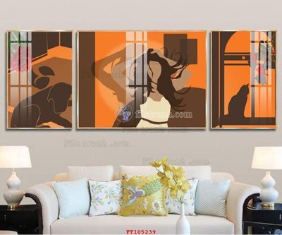 File gốc File tranh hiện đại pha lê gương FT105239 (in tráng gương) sang trọng