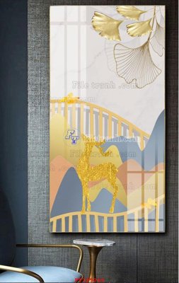 Tải xuống file tranh gốc File tranh hiện đại pha lê gương FT105249 (PSD/TIFF)