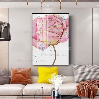 File gốc in mica File tranh hiện đại pha lê gương FT105255 chất lượng